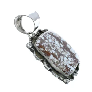Buy Authentic Navajo Wild Horse Turquoise And Sterling Silver Pendant