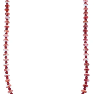 Buy Navajo Oyster Shell And Coral Sterling Silver Bead Necklace