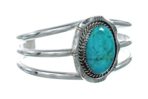 Genuine Navajo Kingman Sterling