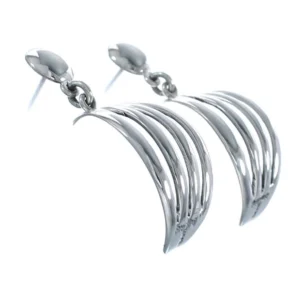 Genuine Sterling Silver Post Native American Earrings