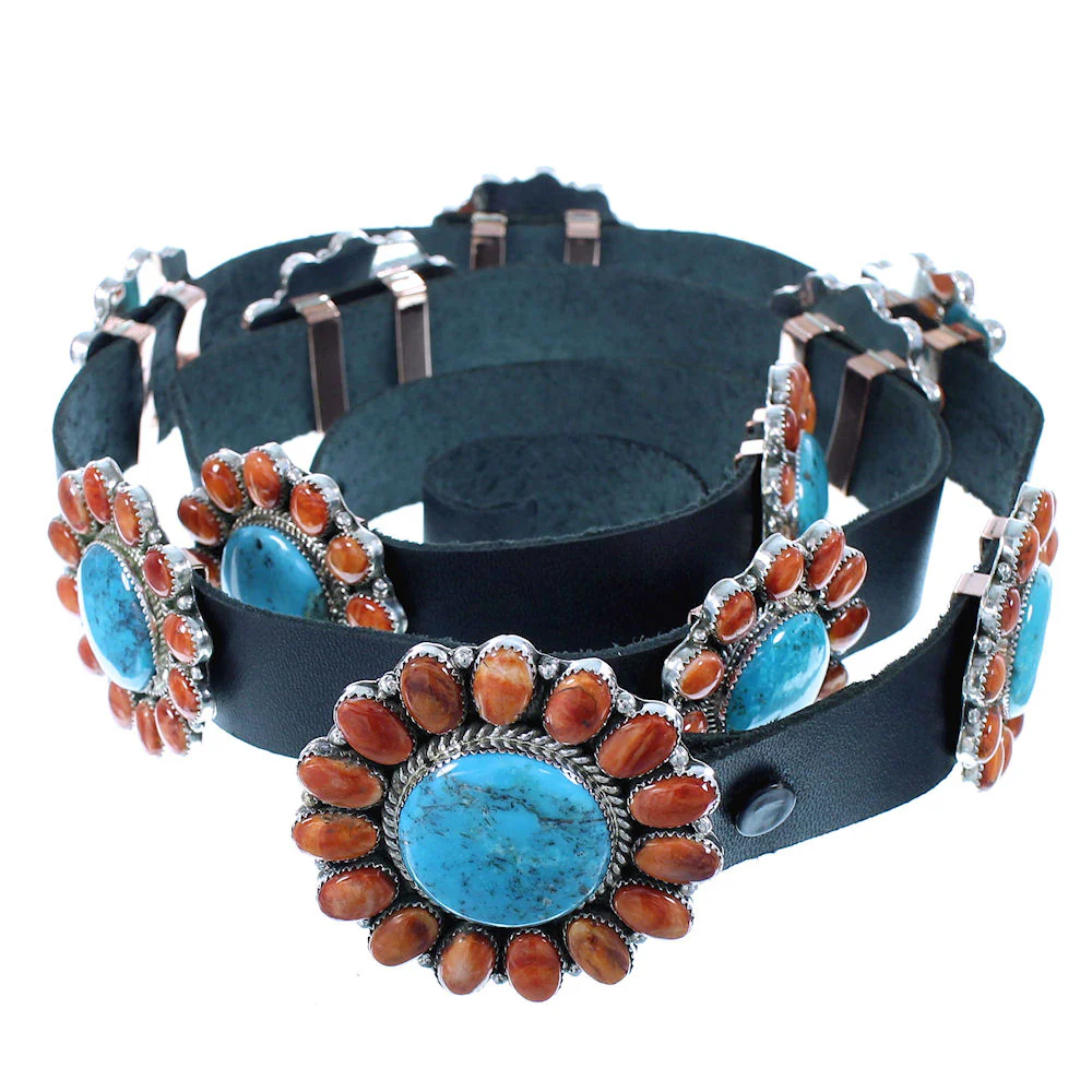 Navajo Shell Concho Belt Genuin