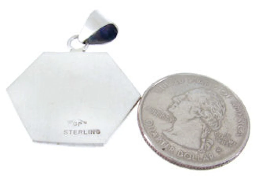 George Phillips Sterling Silver Native American Pendant - Image 3