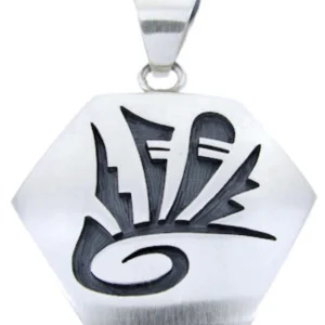 George Phillips Sterling Silver Native American Pendant