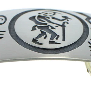 Hopi George Phillips Kachina Figure Corn Stalk Belt Buckle