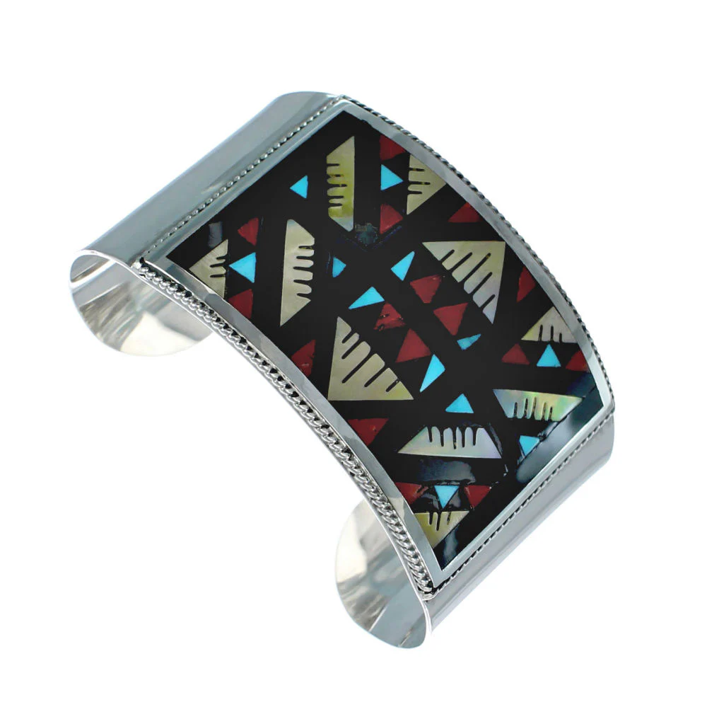 Multicolor Inlay Sterling Zuni