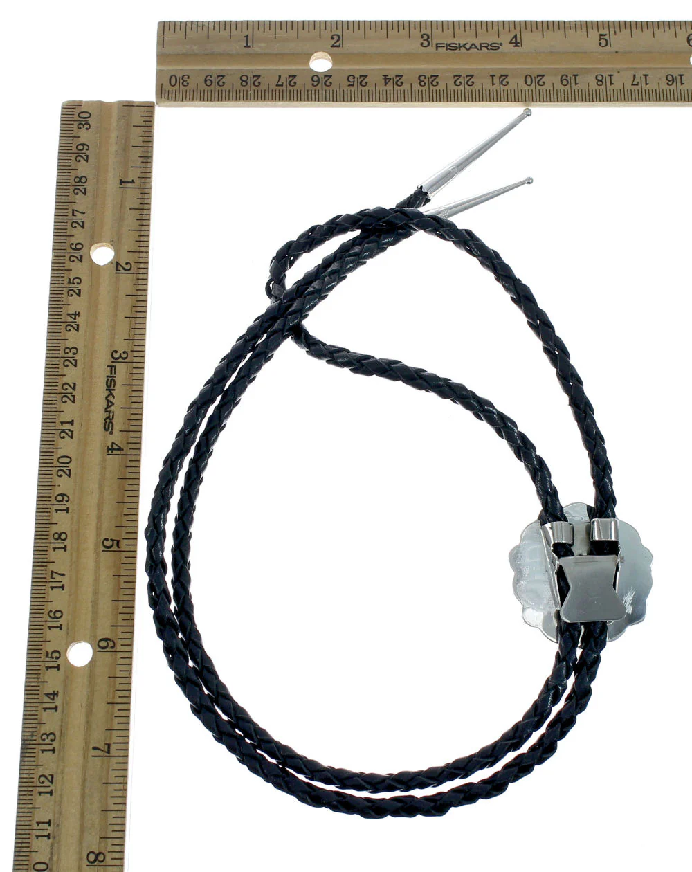 Navajo Bolo Tie Turquoise Sterling Silver Native American - Image 4