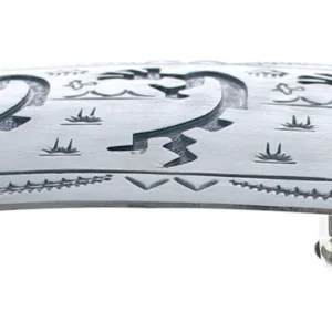 Navajo Kokopelli Belt Buckle Native American Sterling Silver