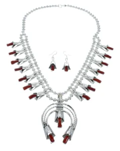 Navajo Coral Sterling Silver