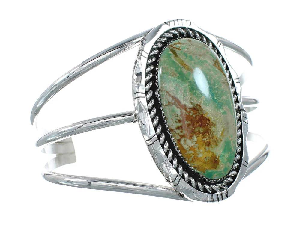 Navajo Kingman Turquoise Sterl