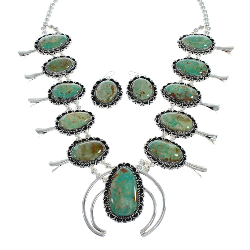 Navajo Kingman Turquoise Sterli