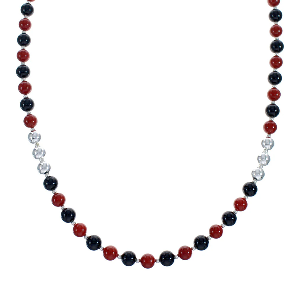Navajo Sterling Silver Coral