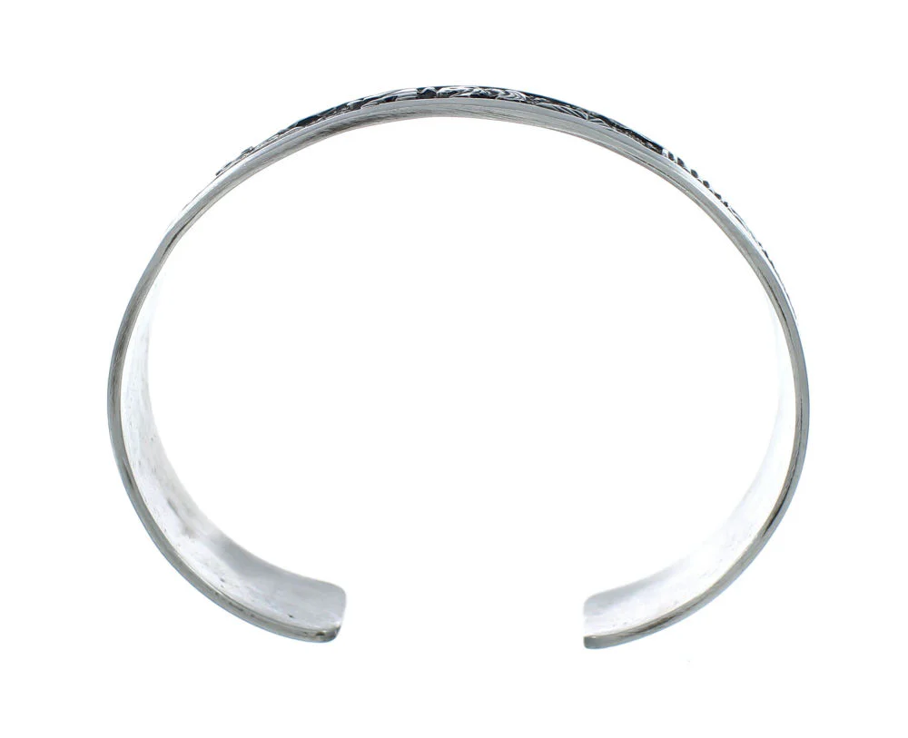 Silver Horse Native American Cuff Bracelet - Image 4