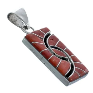Oyster Shell Genuine Sterling Silver Native American Pendant