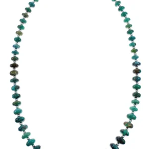 Turquoise Sterling Silver Bead Native American Necklace