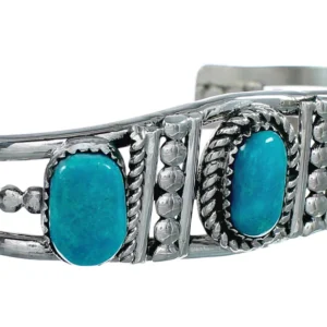 Buy Turquoise Sterling Silver Native American Cuff Bracelet