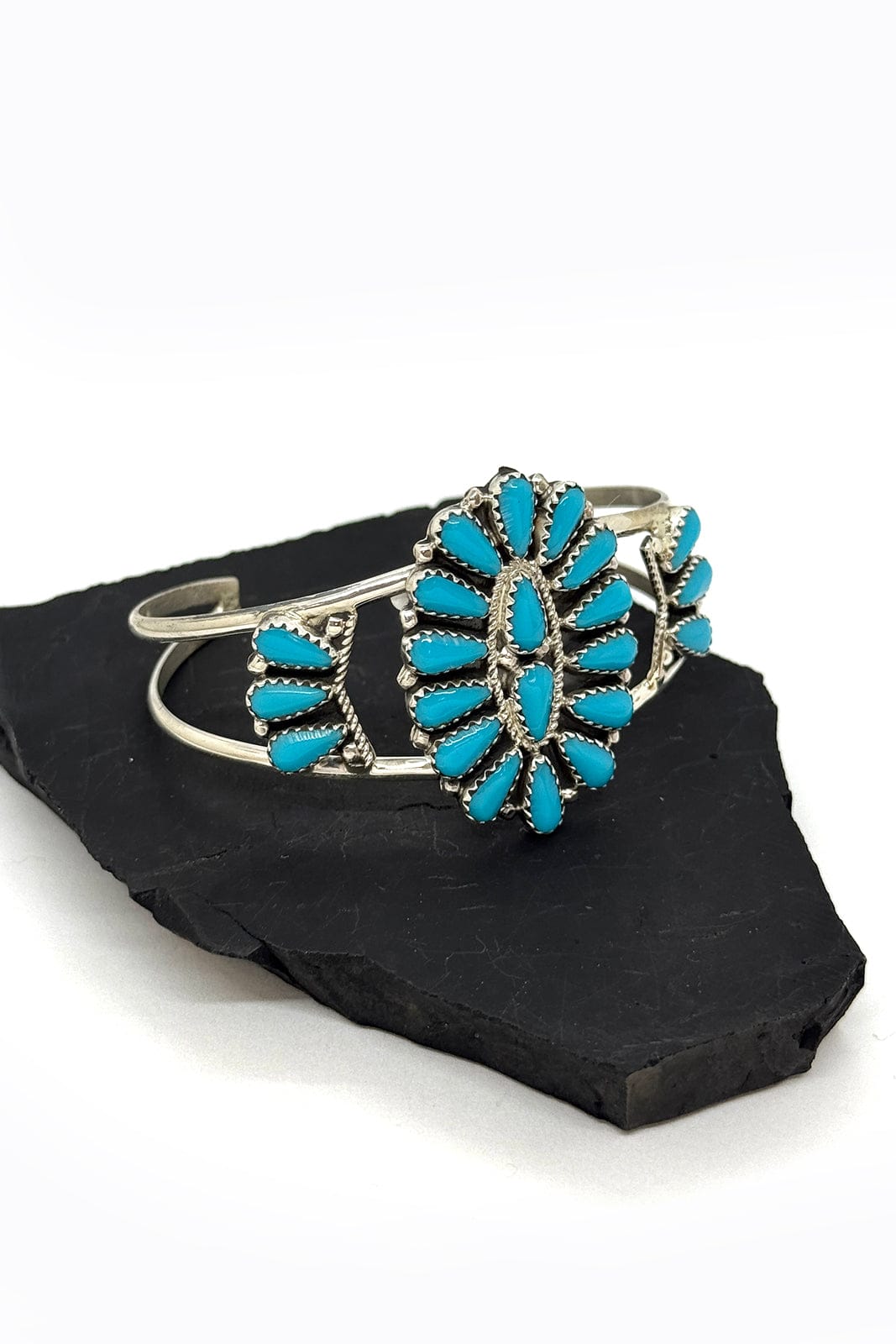 Radiant Legacy Sterling Silver Cuff by Anette Teller — 5 ¼" with 1" Opening - Image 4