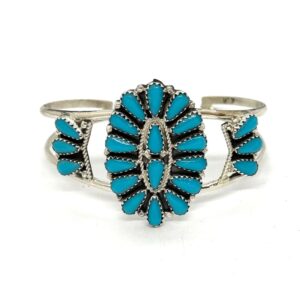 Radiant Legacy Sterling Silver Cuff by Anette Teller — 5 ¼” with 1″ Opening