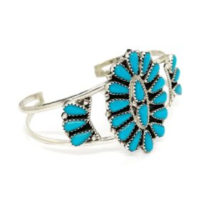 Radiant Legacy Sterling Silver Cuff by Anette Teller — 5 ¼” with 1″ Opening