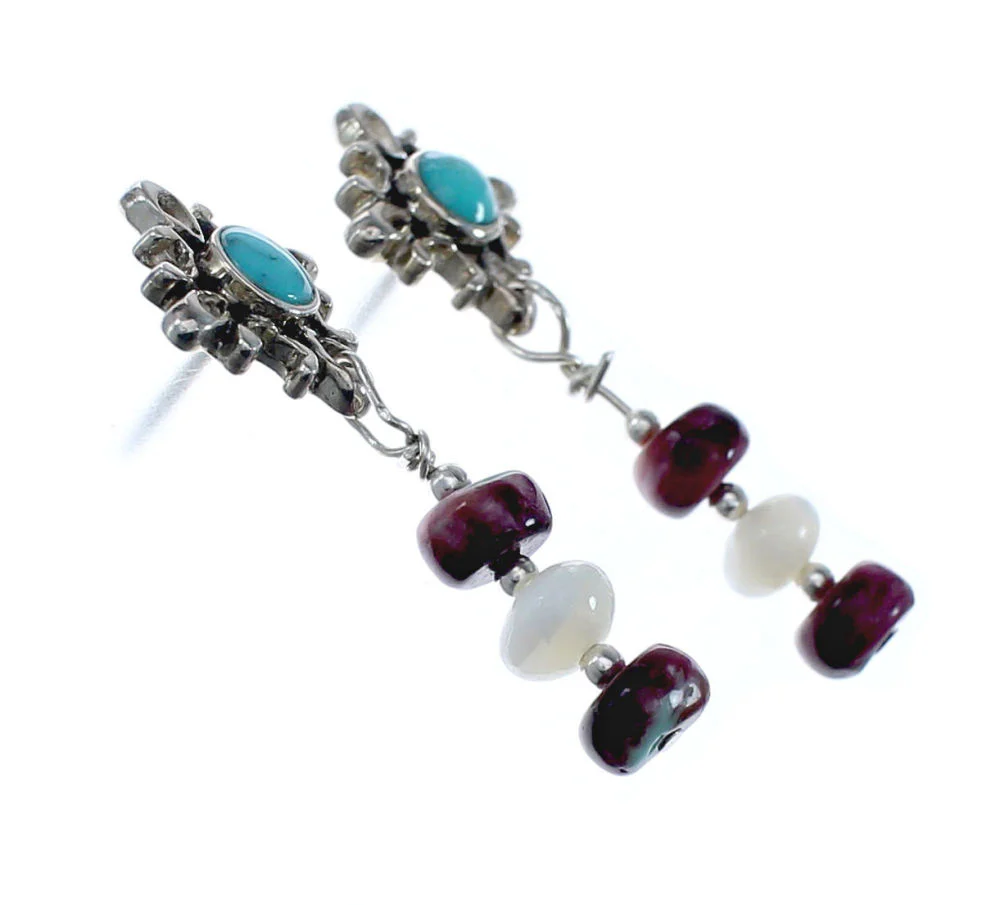 Multicolor Navajo Bead Post Dan